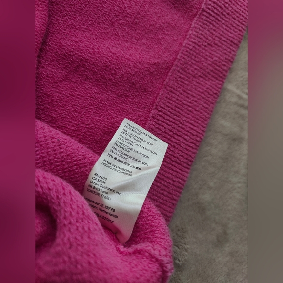 Free People Ottoman Slouchy Oversized Pink Tunic Sweater Size Medium - Picture 8 of 8